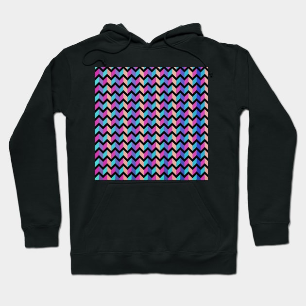 Geometric Deltas #2 - Repeat Pattern Art Decor Design Hoodie by DankFutura